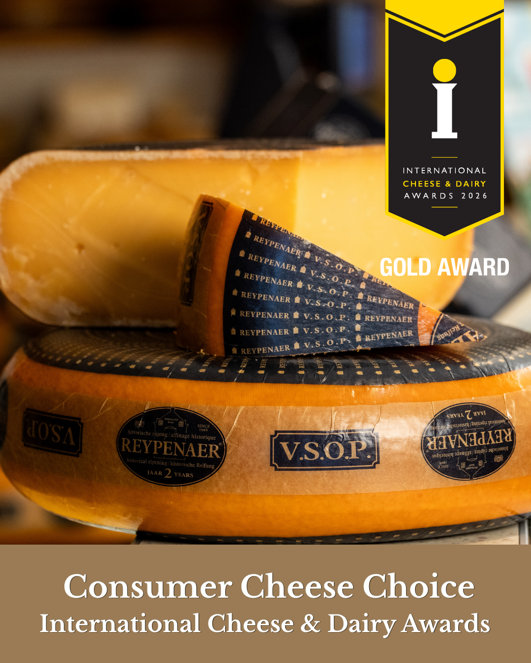 International Cheese & Dairy Awards 2026: Goud voor onze kazen