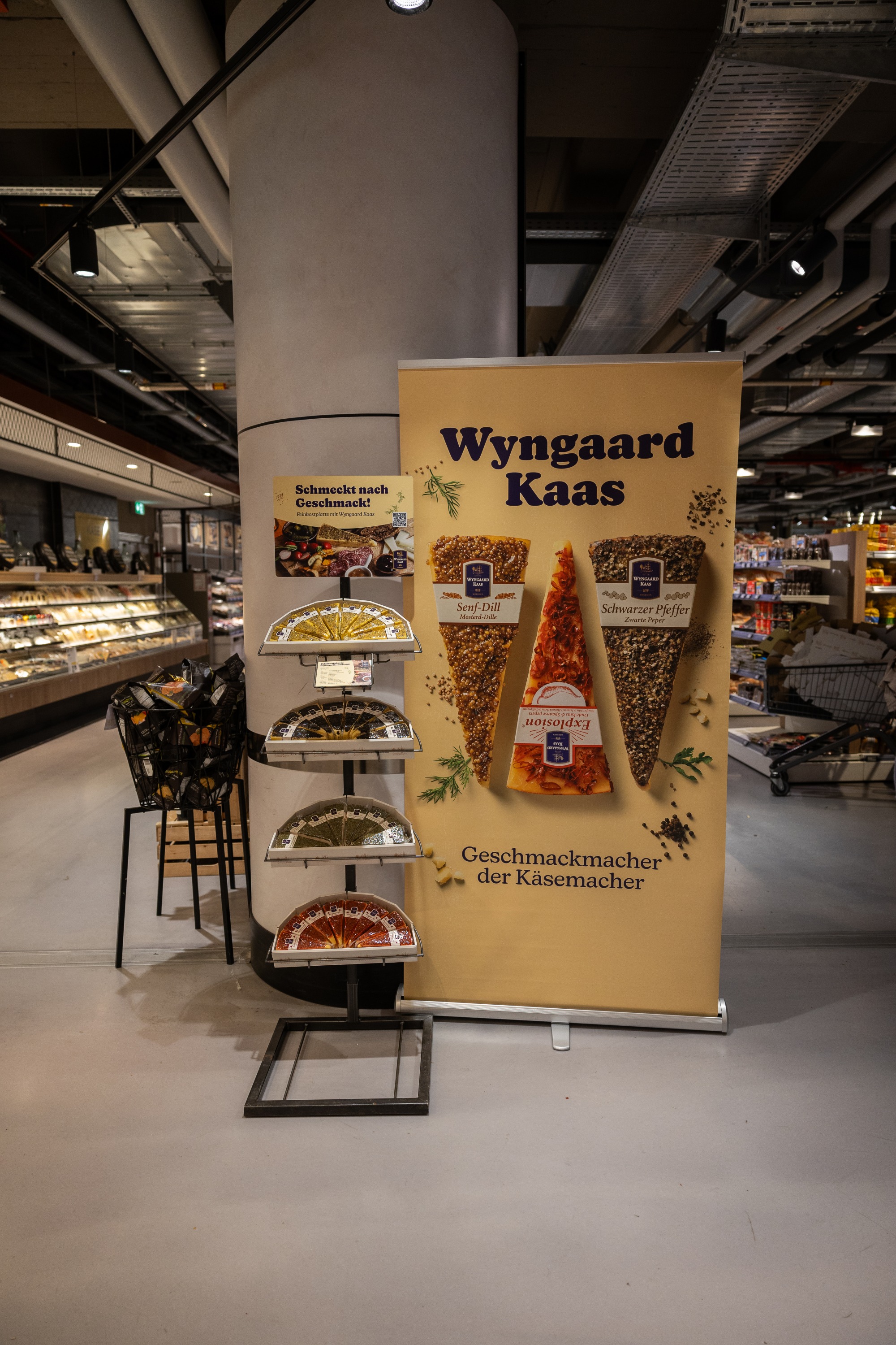 Wijngaard Kaas in de winkel