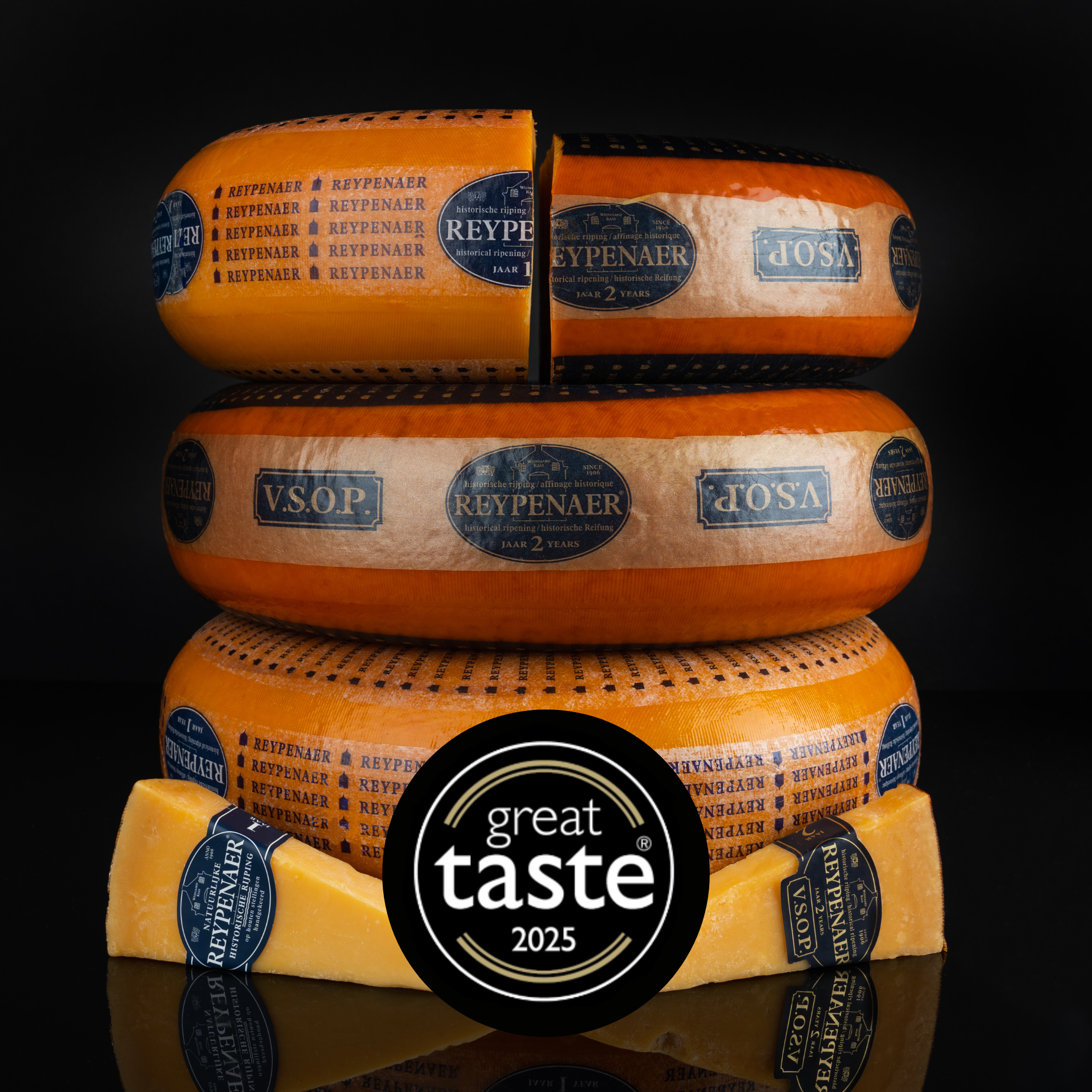 Great Taste Awards 2025: Reypenaer en Wyngaard Kaas in de prijzen