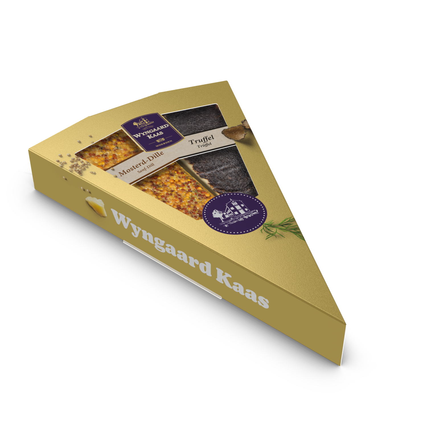 Wyngaard Kaas Mosterd Dille/Truffel duo - Goud 