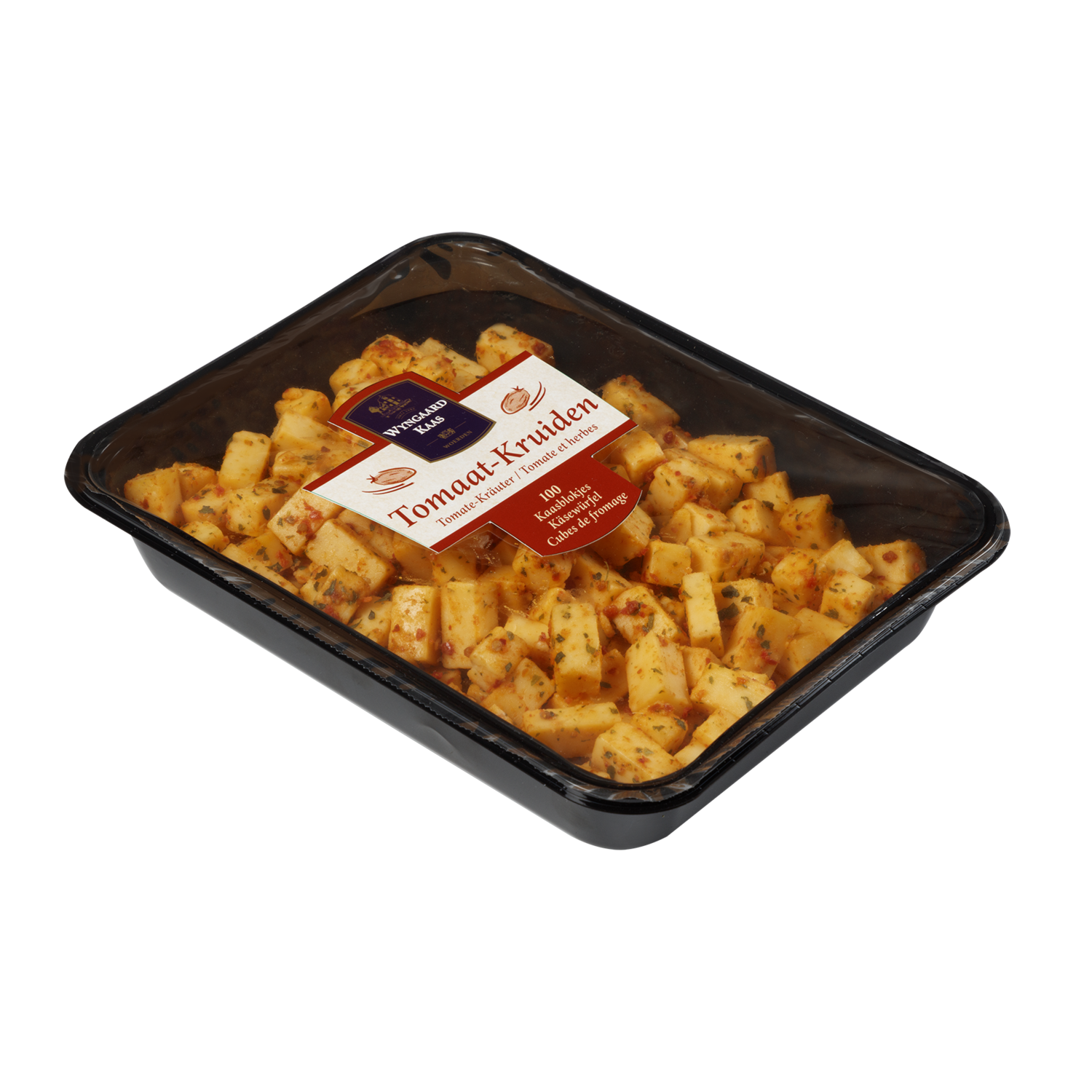 Wyngaard Kaas kaasblokjes Tomaat-Kruiden 500g 