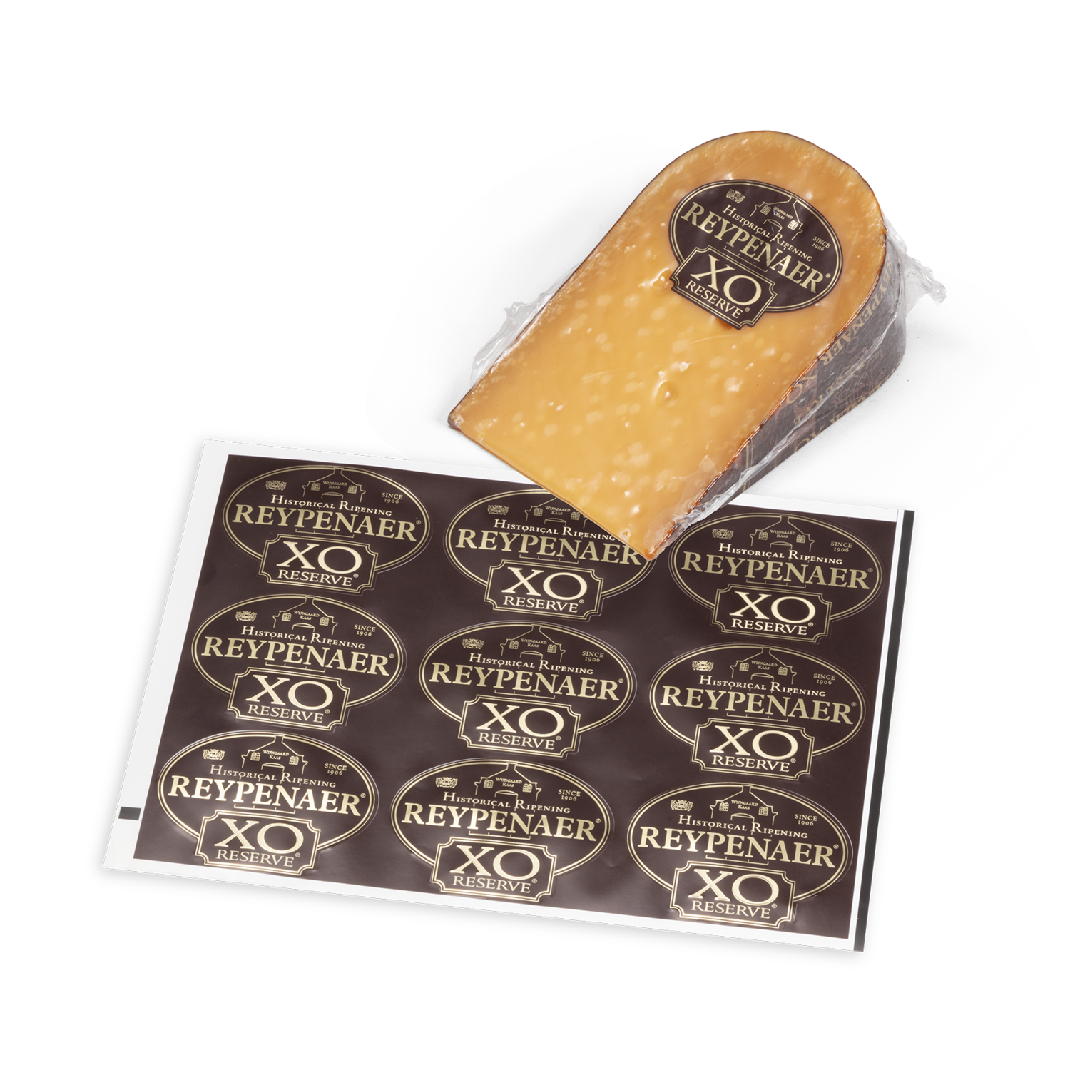 Etiket Reypenaer XO - stickervel
