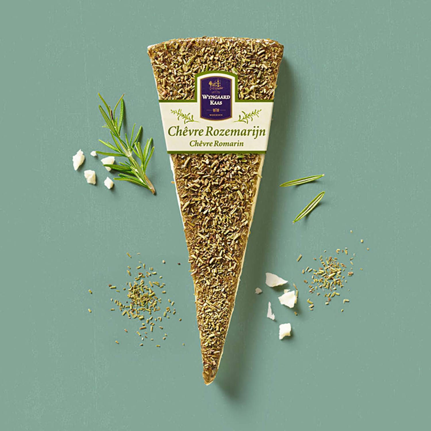 Wyngaard Kaas Chèvre Rozemarijn 120g 