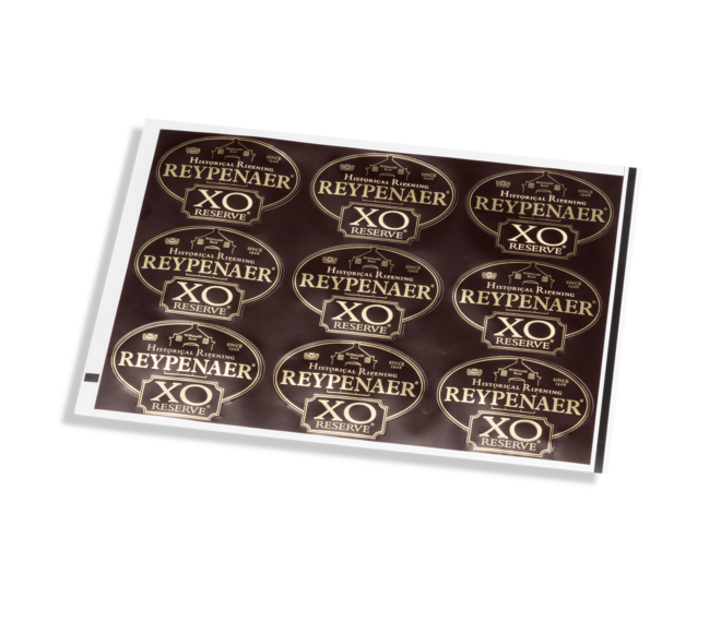 Etiket Reypenaer XO - stickervel