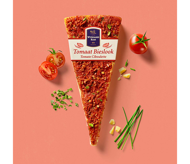 Wyngaard Kaas Tomaat-Bieslook 150gr 
